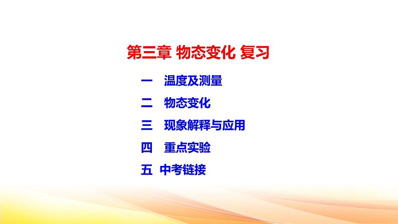 人教版(2024) 八年级上册物理:第三章 物态变化 复习课件第2页