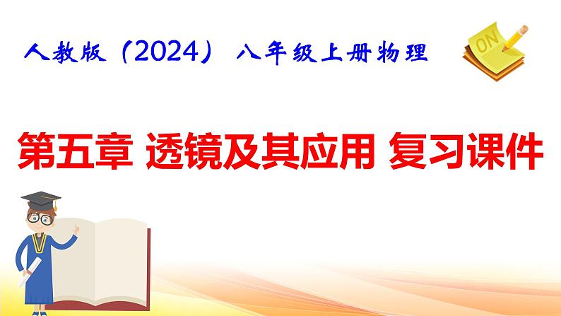 人教版(2024) 八年级上册物理:第五章 透镜及其应用 复习课件第1页