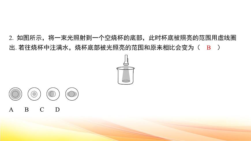人教版（2024） 八年級上冊物理第四章 光現(xiàn)象 測試卷課件第3頁