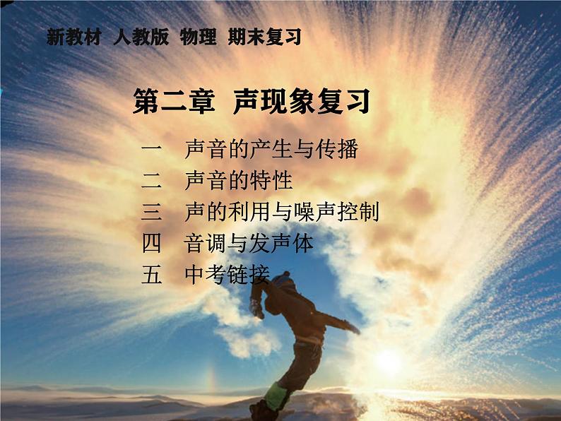 第二章声现象复习课件(新教材)2024-2025学年人教版物理八年级上册第1页