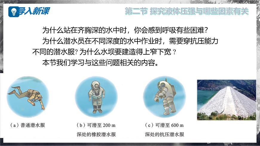 8.2+探究:液體壓強與哪些因素有關(guān)(教學(xué)課件) 第2頁