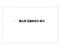 第九章 压强和浮力复习课件 -2024-2025学年苏科版物理八年级下册