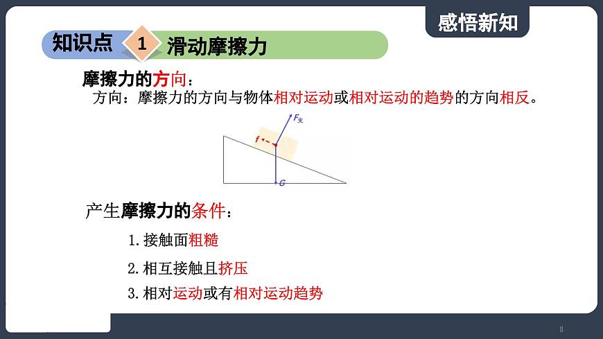 北師大版（2024）物理八年級(jí)下冊----7.6 摩擦力(課件）第8頁