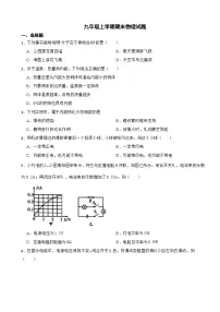 甘肃省定西市2024年九年级上学期期末物理试题附参考答案