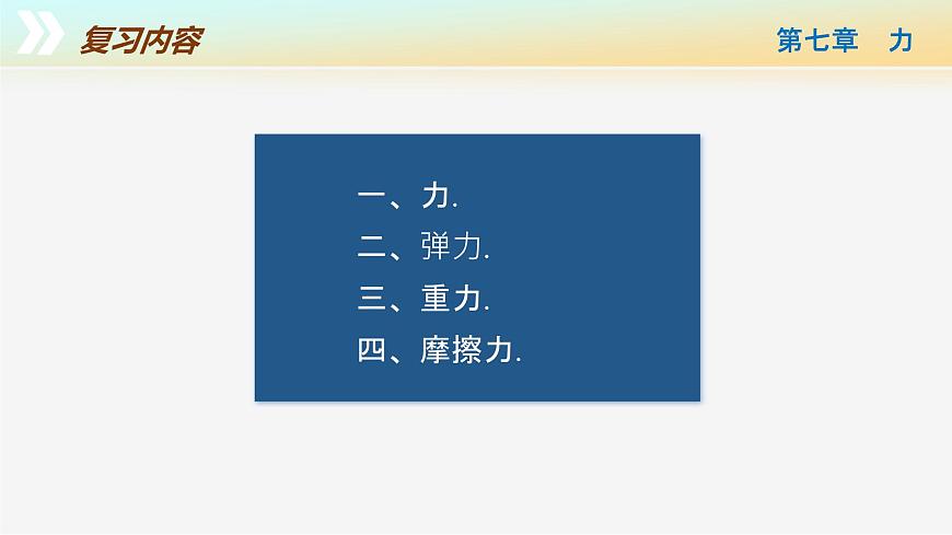 第七章+力（單元復(fù)習(xí)課件） 第2頁