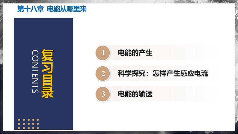 第十八章 电能从哪里来(单元复习课件) 第2页