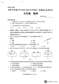 贵州省贵阳市2024-2025学年九年级上学期1月期末物理试题