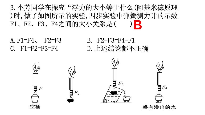 滬科版初中物理 八年級全冊 課件9.2阿基米德原理第7頁