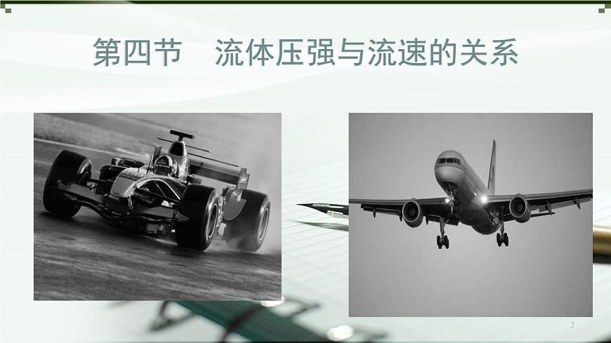 滬科版初中物理 八年級全冊 課件第四節(jié) 流體壓強與流速的關(guān)系(1)第2頁