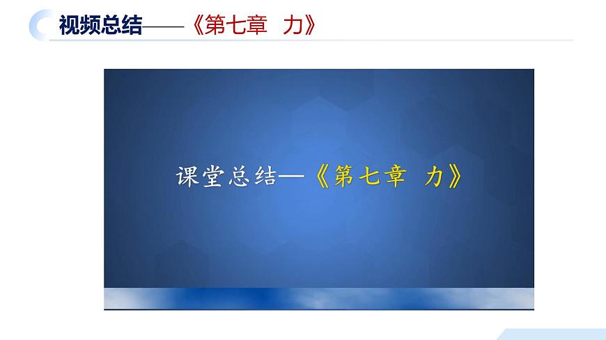 【核心素養(yǎng)】人教版八年級(jí)下冊(cè)+第七章《力》 +單元復(fù)習(xí)課件第4頁(yè)