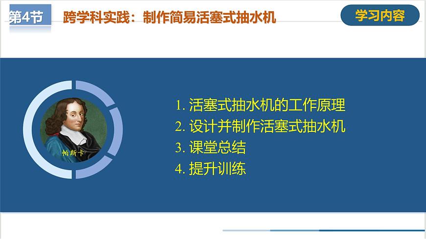 9.4 跨學科實踐：制作簡易活塞式抽水機（教學課件） 第4頁