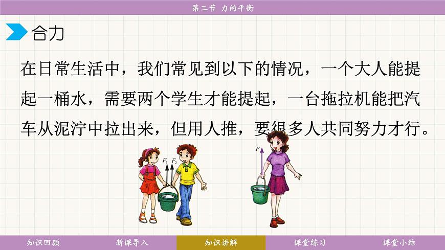 教科版（2024）物理八年級下冊 8.2力的平衡（課件）第7頁