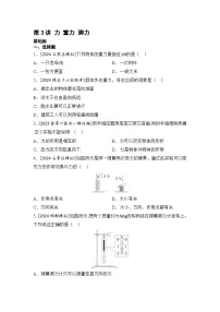 【中考考点基础练】第3讲 力 重力 弹力 2025年中考物理一轮专题练（河北）