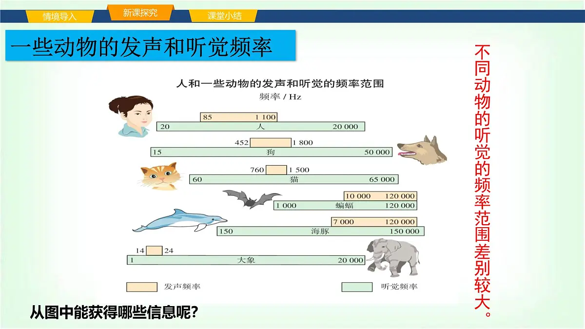 沪科版八年级物理第二章声的世界第三节超声波与次声波课件第4页