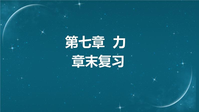 苏科版(2024)七下物理课件 第七章 章末复习第1页
