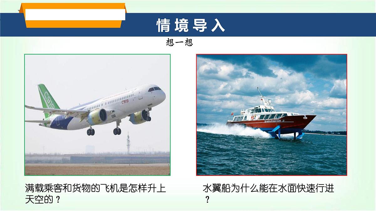 沪科版八年级物理第八章压强第四节流体压强与流速关系课件第2页