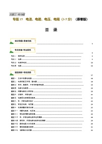 专题15 电流、电路、电压、电阻(讲义)-2025年中考物理一轮复习讲义及练习