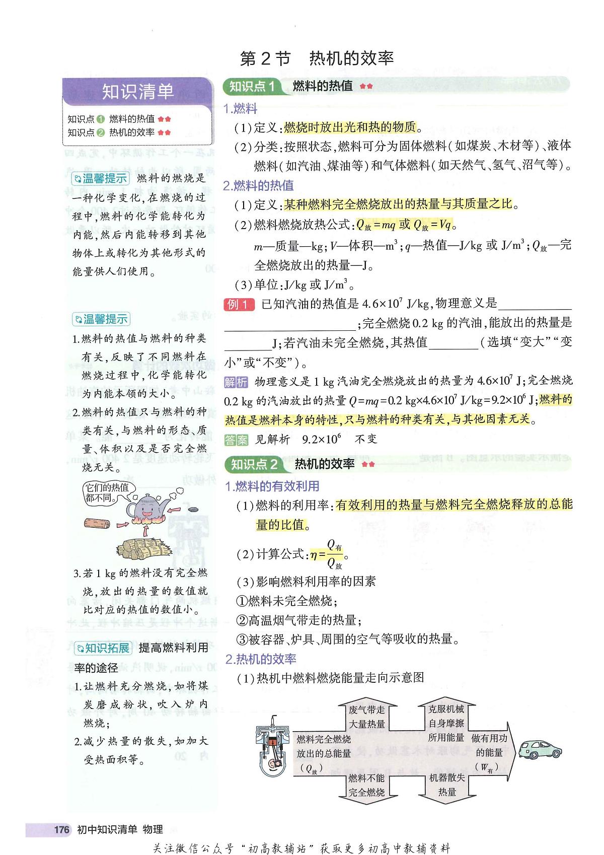 (第十四章内能的利用)2025版《初中知识清单》- 物理第3页