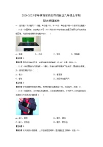 陕西省西安市阎良区2024-2025学年九年级(上)期末物理试卷（解析版）