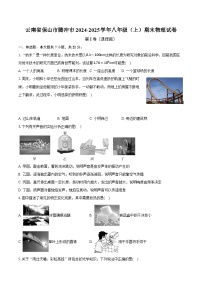 云南省保山市腾冲市2024-2025学年八年级(上)期末物理试卷