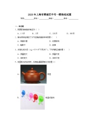 2025年上海市黄浦区中考一模物理试题