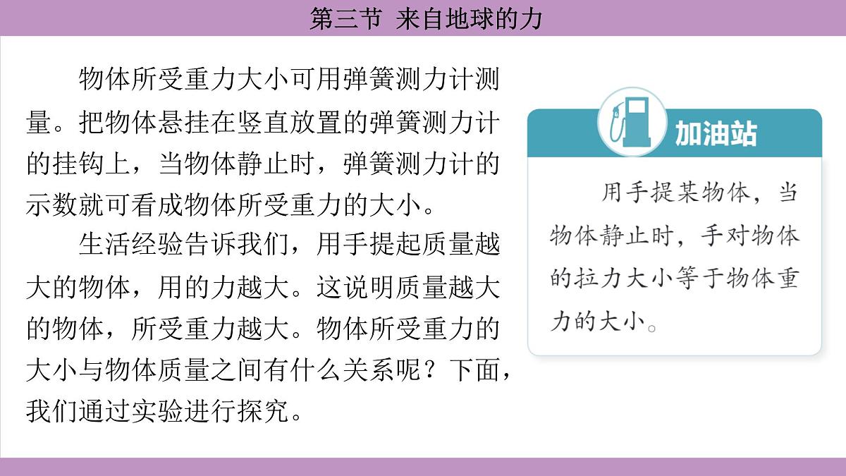 沪科版(2024)物理八年级全一册 6.3来自地球的力(课件)第6页