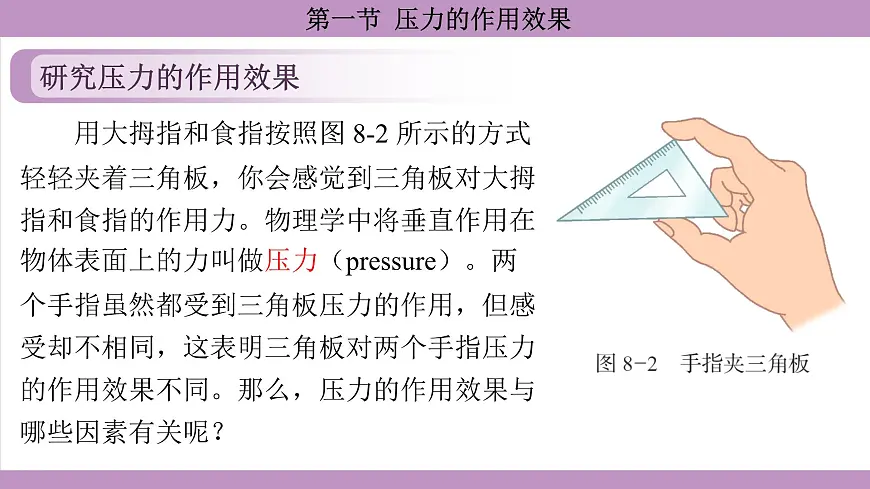 沪科版(2024)物理八年级全一册 8.1压力的作用效果(课件)第5页