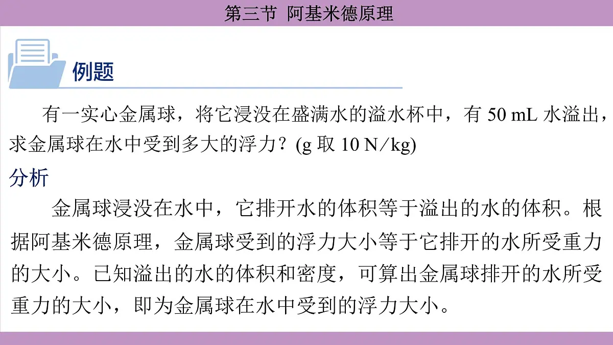 沪科版(2024)物理八年级全一册 9.3阿基米德原理(课件)第8页