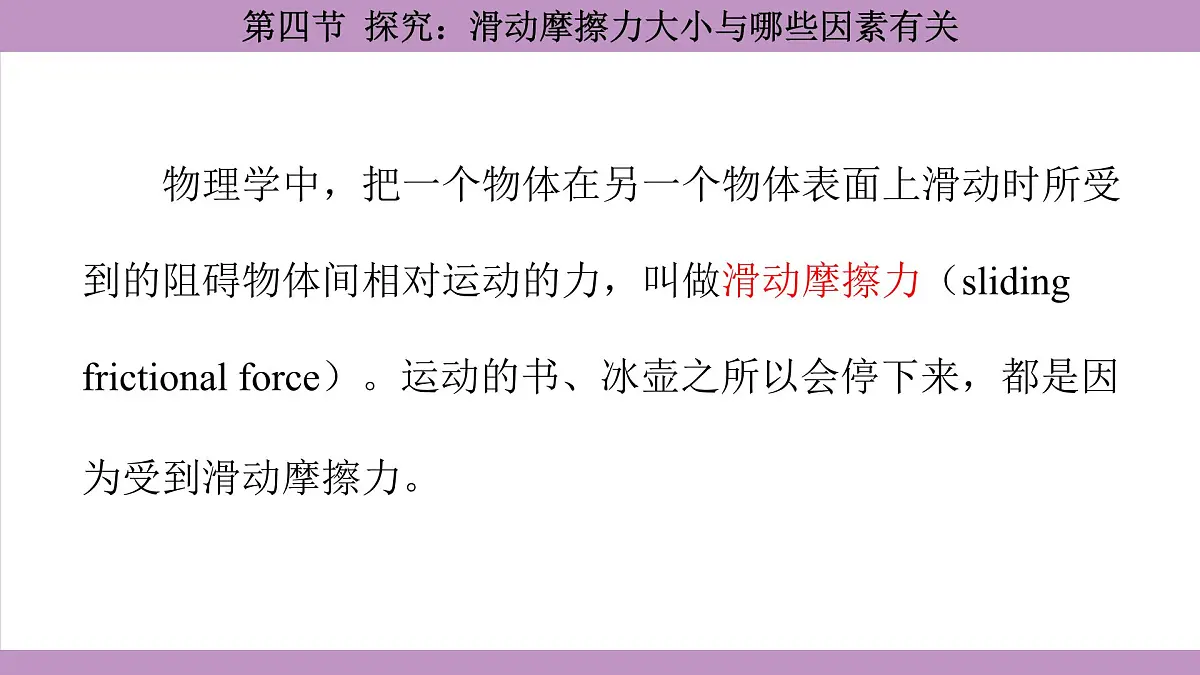 沪科版(2024)物理八年级全一册 6.4探究:滑动摩擦力大小与哪些因素有关(课件)第6页