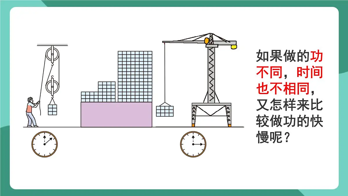 北师大版(2024)物理八年级下册9.4《 比较做功的快慢》课件第8页