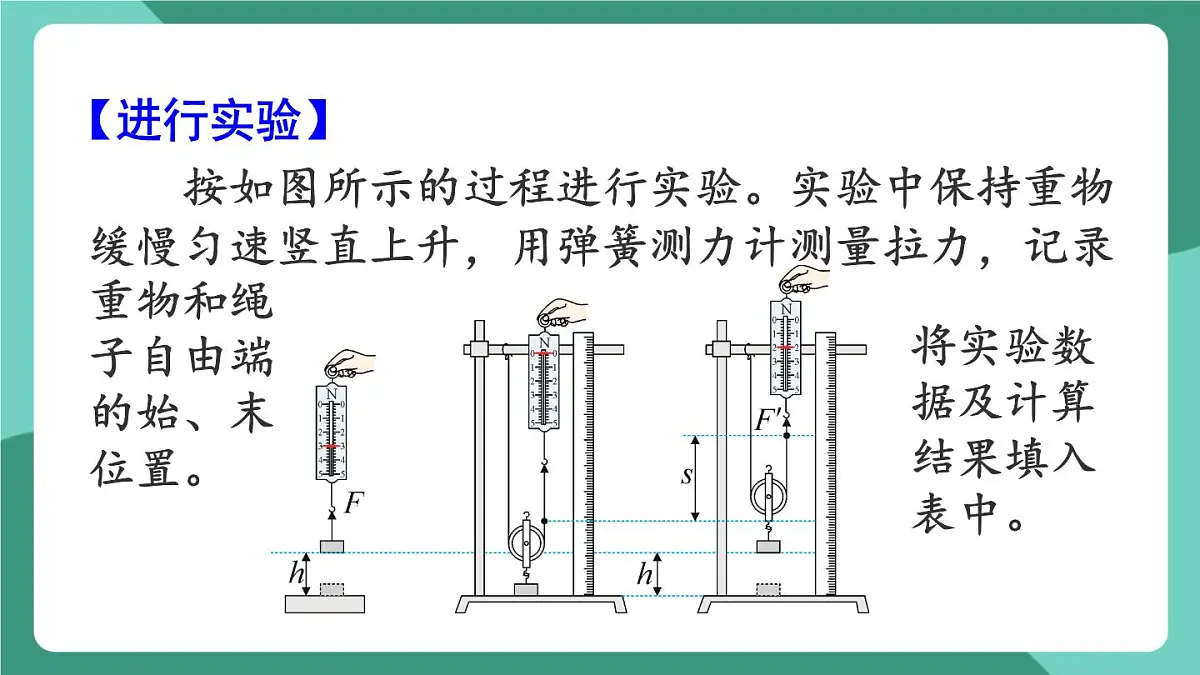 北师大版(2024)物理八年级下册9.5《 探究使用机械是否省功》课件第6页