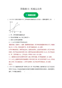 中考物理总复习图像题01 机械运动类（解析版）练习