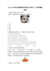 2024~2025学年江苏省扬州市仪征市八年级上学期期末物理试卷（解析版）