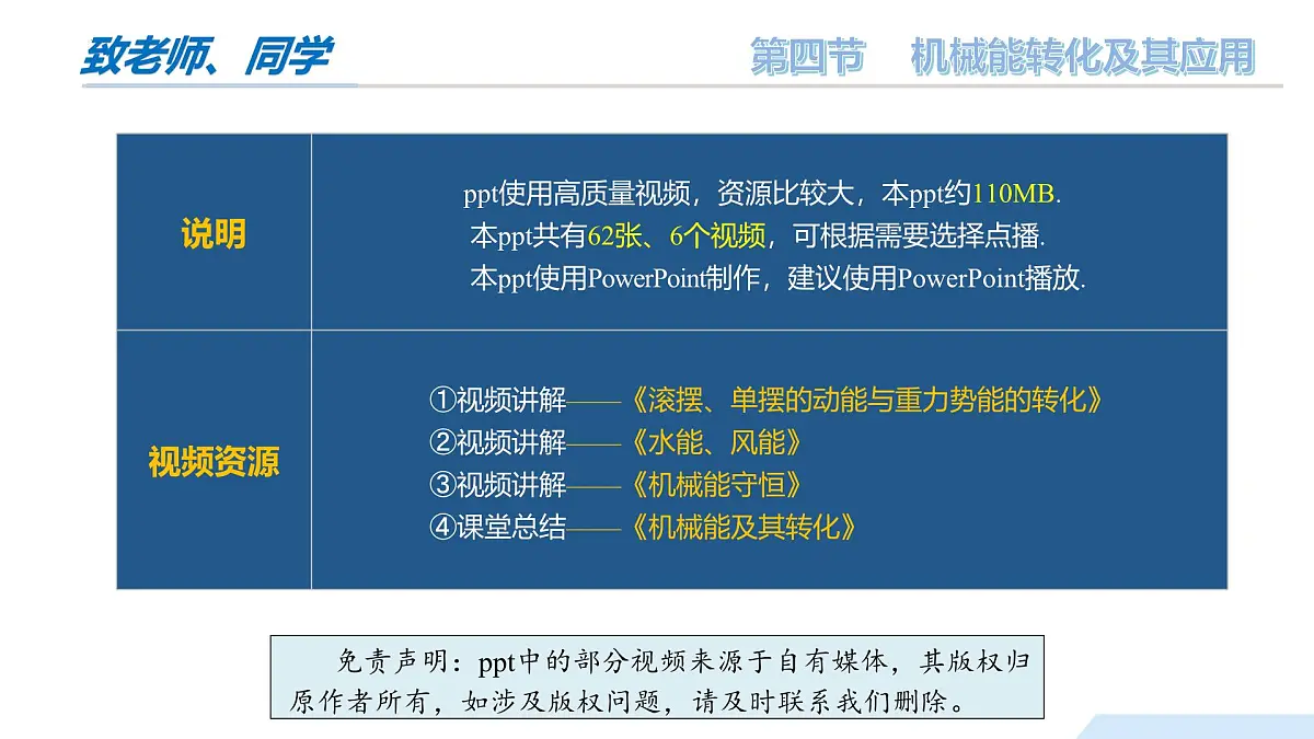 10.4 机械能转化及其应用 八年级物理全一册(沪科版2024)课件第2页