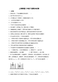 2024-2025学年上海市八年级下册期末物理试卷(解析版)