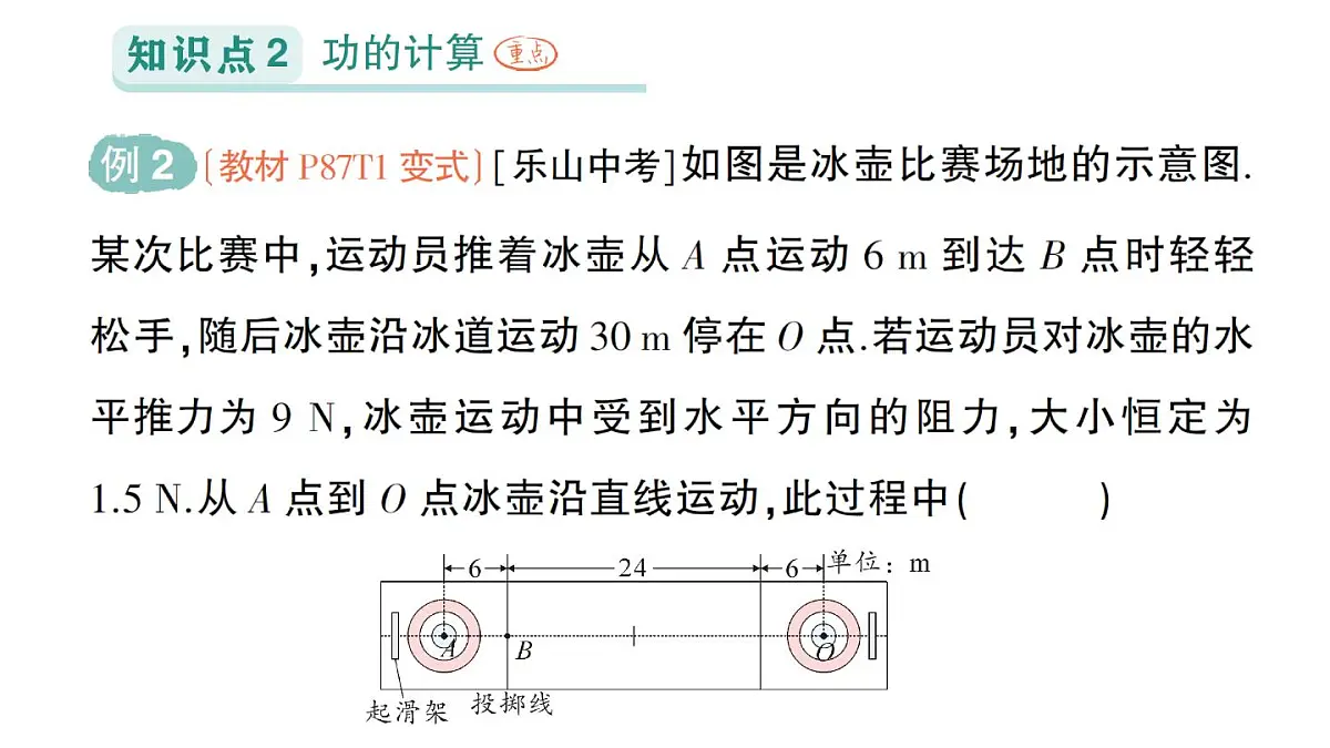初中物理新人教版八年级下册第十一章第一节 功作业课件2025春第5页