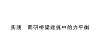 物理八年级全册(2024)调研桥梁建筑中的力平衡作业课件ppt