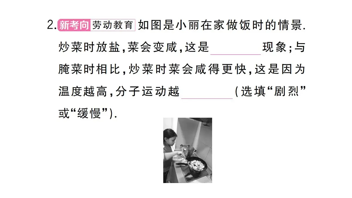 初中物理新沪科版八年级全册第十二章第二节 看不见的运动作业课件2025春第3页