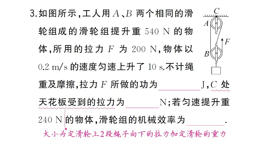 初中物理新沪科版八年级全册第十一章专题七 简单机械的综合计算作业课件2025春第5页