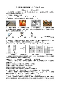 2025年3月14日济南天桥区泺口实验中学八年级下学期物理第一次月考试卷（含答案）