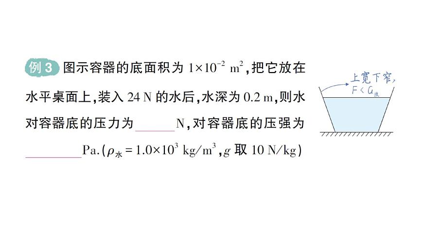 初中物理新北師大版八年級下冊第八章第二節(jié) 液體壓強(qiáng)作業(yè)課件2025春第7頁