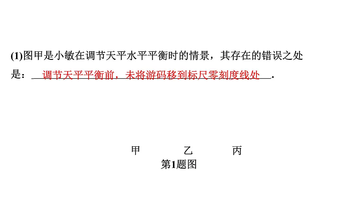 重难题型突破 测量类重点实验-2025年中考物理二轮复习专题训练课件PPT第3页
