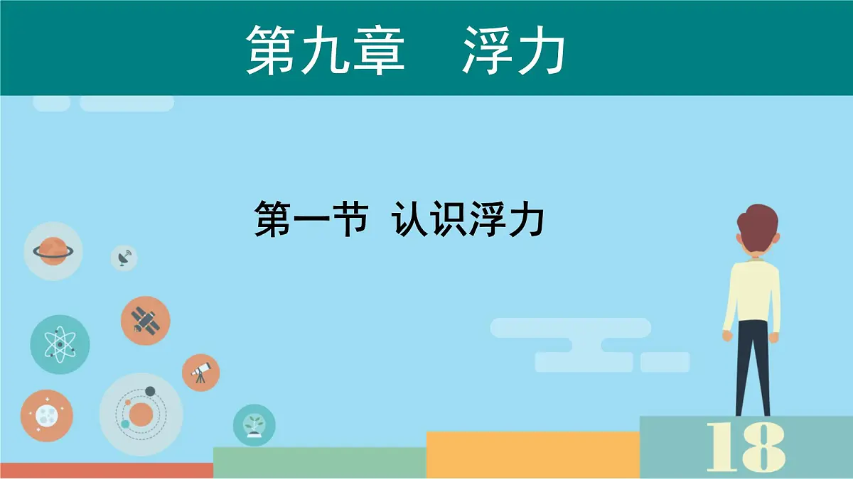 9.1 认识浮力 课件 2024-2025学年物理沪科版八年级全一册第1页