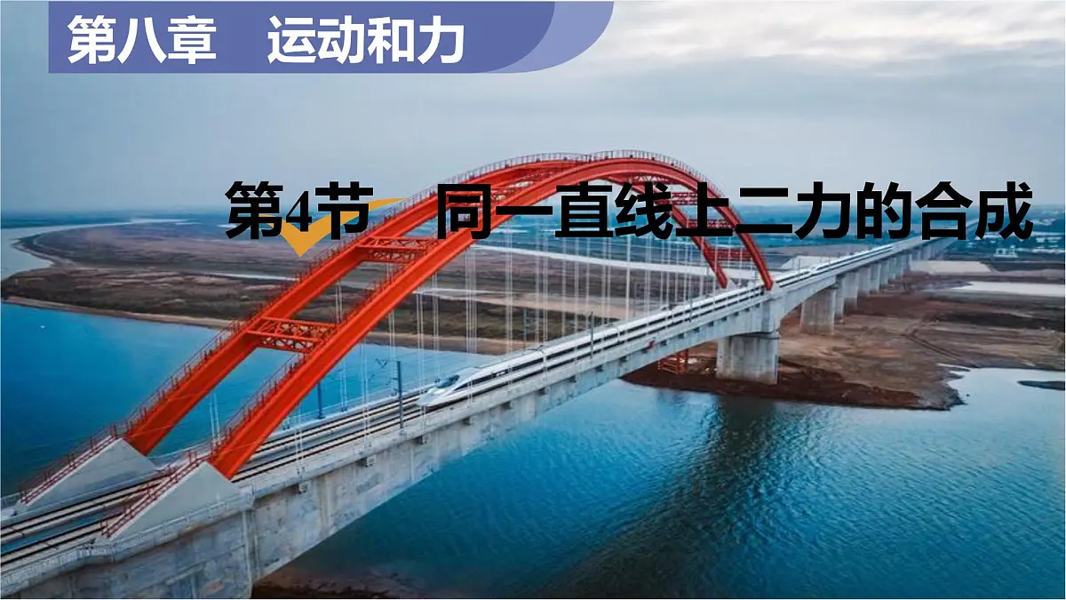 8.4 同一直线上二力的合成 课件-2024-2025学年物理八年级下册人教版第1页