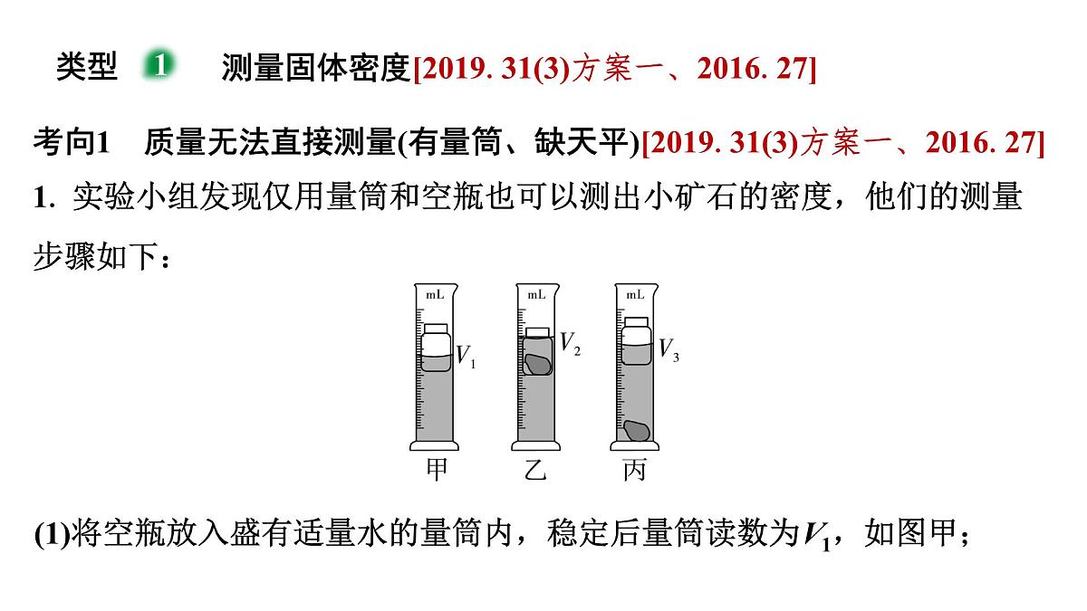 第十三章 浮力法测密度-2025年中考物理一轮复习专题讲练课件PPT第2页