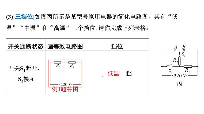 第十八章 擋位類電熱器相關(guān)計(jì)算-2025年中考物理一輪復(fù)習(xí)專題講練課件PPT第6頁