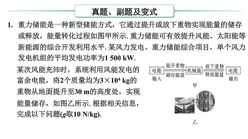 第十八章 能量轉(zhuǎn)化及效率計(jì)算-2025年中考物理一輪復(fù)習(xí)專題講練課件PPT第2頁(yè)