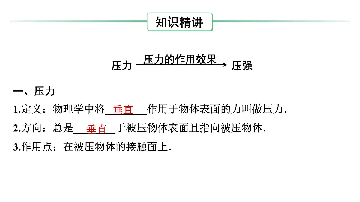 第十章 压力、压强-2025年中考物理一轮复习专题讲练课件PPT第3页