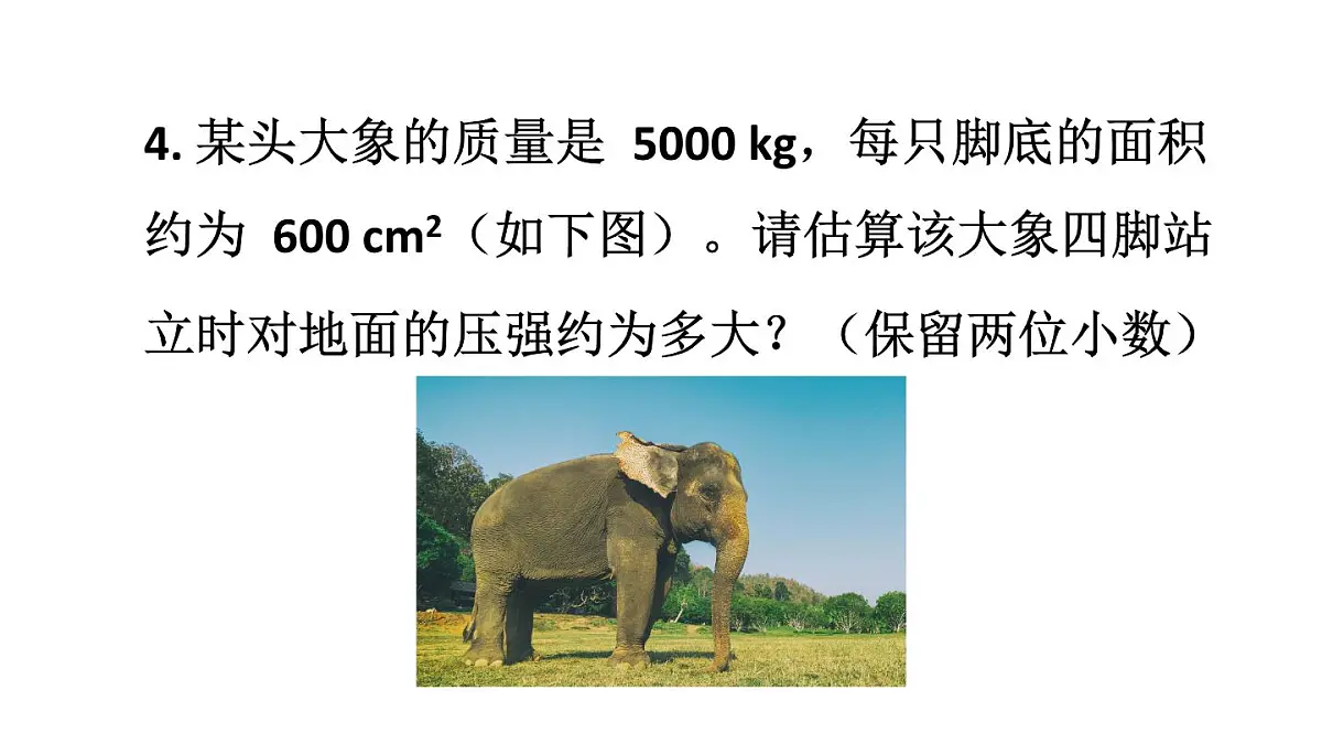 初中物理新沪科版八年级全册第八章第一节作业教学课件2025春第5页