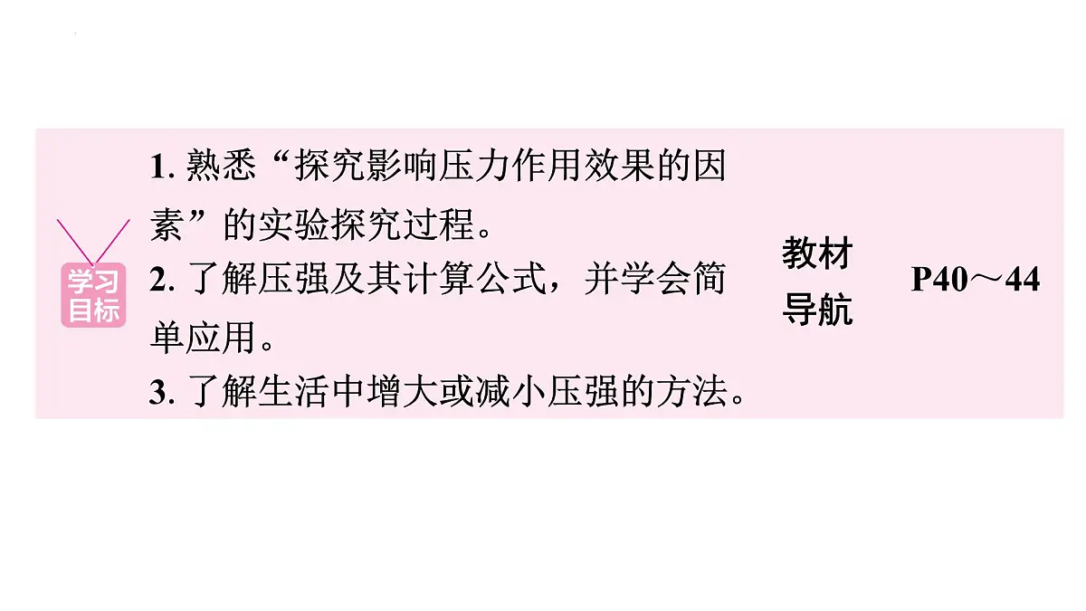 9.1 压强(课件)2025学年人教版物理八年级下册第2页